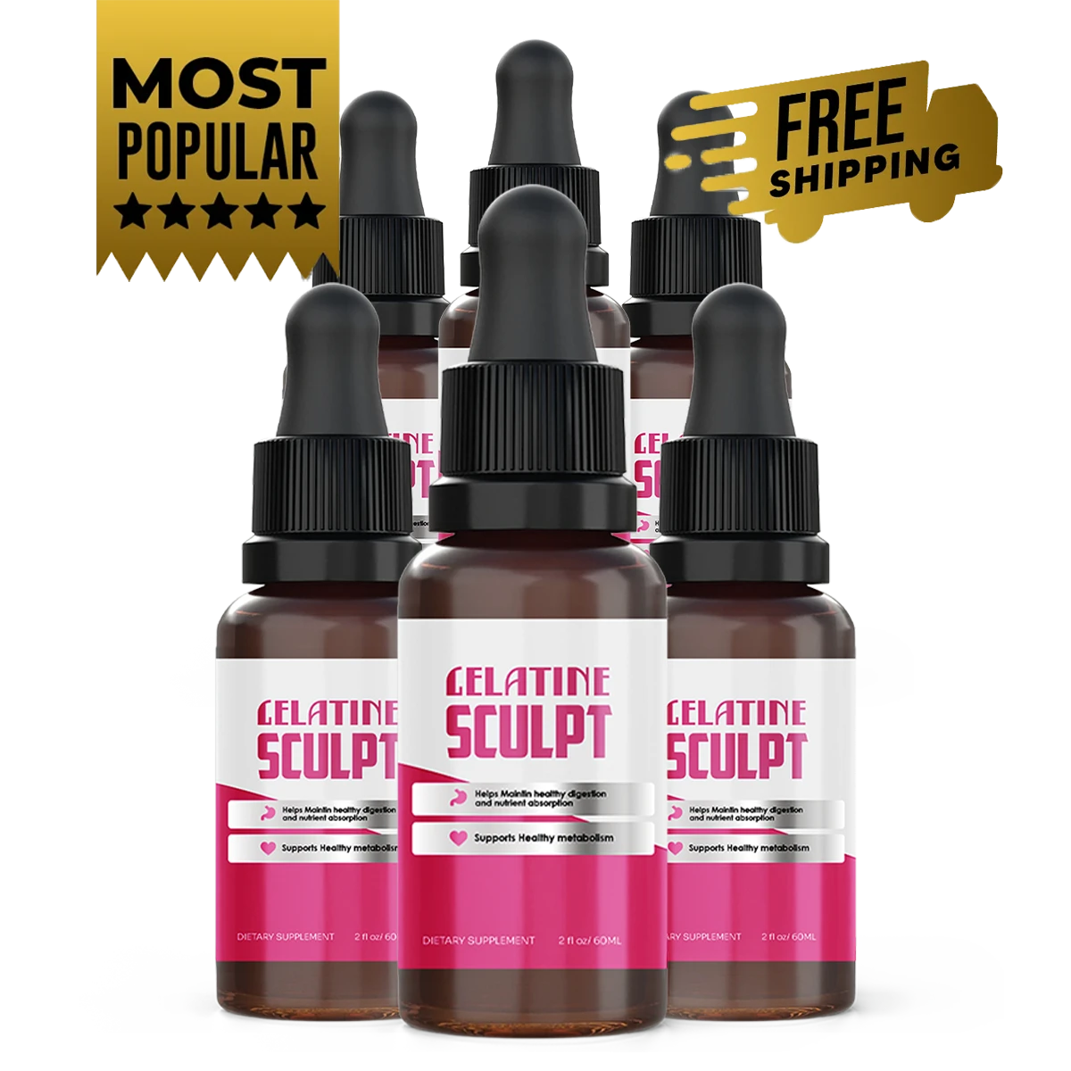 Gelatine Sculpt 6 Bottle Pack